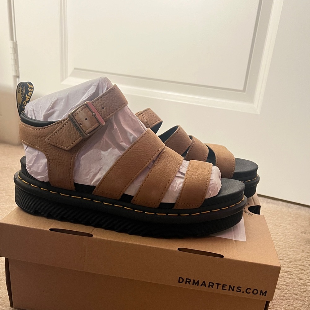 NEW Dr. Martens Blaire SAVANNAH TAN - Picture 8 of 12